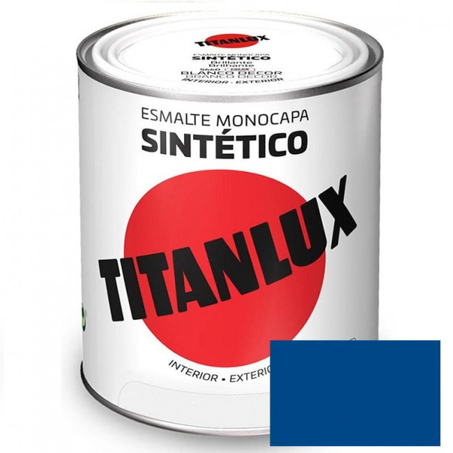 ESMALTE AZUL MARINO TITANLUX 750ml 551