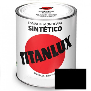 ESMALTE SINTÉTICO INDUSTRIAL ALQUÍDICO. SINTÉTICO ALQUÍDICO. MATE. 750ML. PARA METAL - TITAN