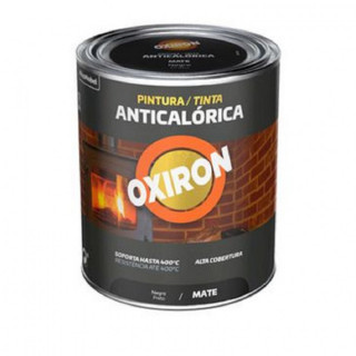 ESMALTE OXIRON ANTICALORICO NEGRO 750ml MATE