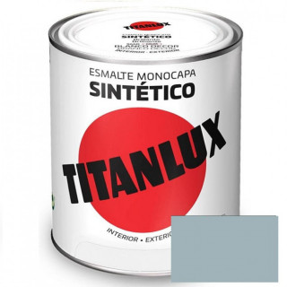 ESMALTE SINTÉTICO TITANLUX. BRILLANTE. GRIS PERLA. INTERIOR Y EXTERIOR - TITAN