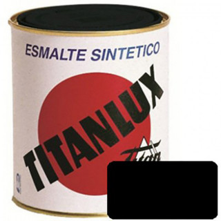 ESMALTE NEGRO MATE TITANLUX 4L 576