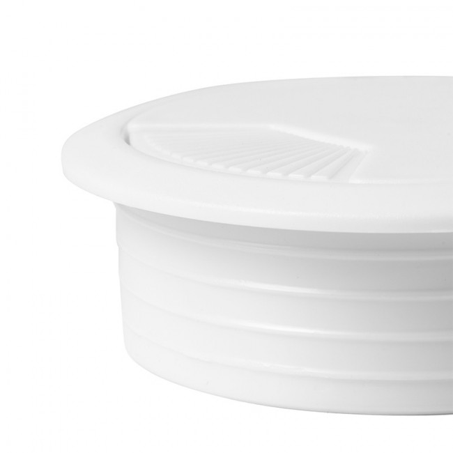 PASACABLE REDONDO Ø60 H20 BLANCO