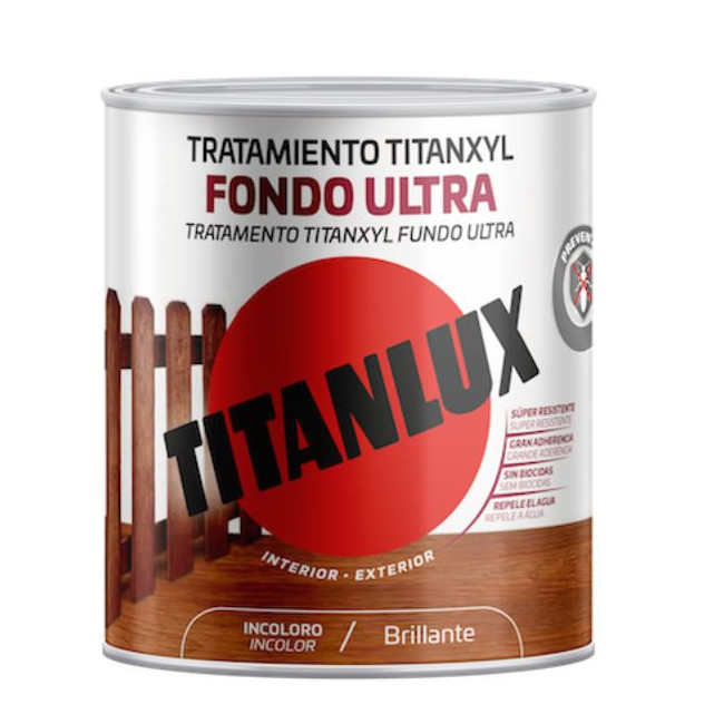 TITANXYL LASUR FONDO INCOLORO 4L M50 TRATAMIENTO INTERIOR/EXTERIOR