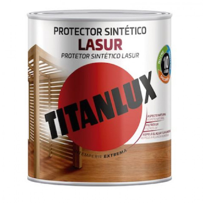 TITANLUX LASUR SATINADO INCOLORO 750ml PROTECTOR INTERIOR/EXTERIOR M31