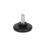 PIE NIVELADOR NUBA Ø40 M8X12 NEGRO FICCO