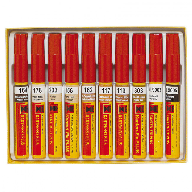 CAJA SURTIDO DE 10 ROTULADORES DE RETOQUE KANTEN FIX+