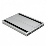 PASACABLE CON TAPA AMORTIGUADOR DOBLE PLATA CON AMORTIGUACION. MEDIDAS 300X215X25mm.