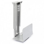SOPORTE DE CPU DE ORDENADOR VERTICAL PARA MESA 340-540mm ACABADO CROMO MATE SOPORTE DE CPU DE ORDENADOR VERTICAL PARA MESA 340-540mm ACABADO CROMO MATE