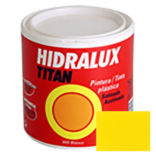 PINTURA SATINADA AMARILLA HIDRALUX 375ml