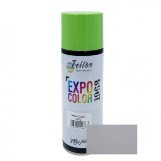 SPRAY PINTURA GRIS CLARO. ESMALTE SINTÉTICO. BRILLANTE. INTERIOR EXTERIOR - FELTON