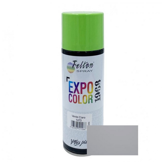 SPRAY PINTURA GRIS CLARO. ESMALTE SINTÉTICO. BRILLANTE. INTERIOR EXTERIOR - FELTON