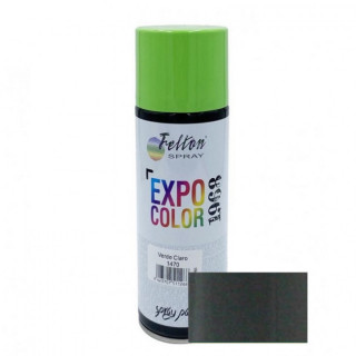 SPRAY PINTURA GRIS OSCURO. BRILLANTE. INTERIOR Y EXTERIOR. PARA MADERA Y VIDRIO - FELTON