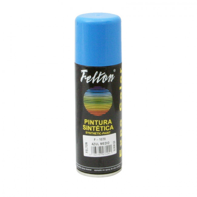 SPRAY PINTURA. ESMALTE SINTÉTICO. BRILLANTE. AZUL MEDIO - FELTON
