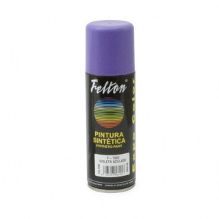 SPRAY PINTURA ESMALTE SINTÉTICO. BRILLANTE. INTERIOR EXTERIOR. VIOLETA AZULADO. ALQUÍDICO CETÓNICO. 200 ML - FELTON