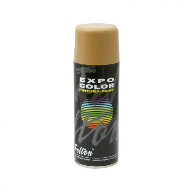 ESMALTE SINTÉTICO EN SPRAY. BRILLANTE. COLOR MARRÓN EXCAVADORAS - FELTON