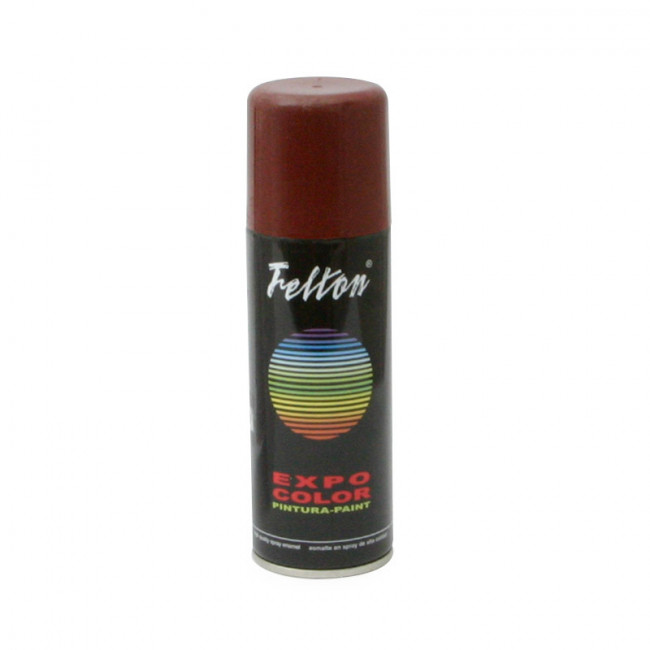 SPRAY PINTURA. ESMALTE SINTÉTICO. ROJO BURDEOS. ACABADO BRILLANTE - FELTON