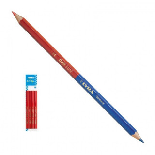 LAPIZ MINA 2,8mm AZUL/ROJA (BLIST.4uds)