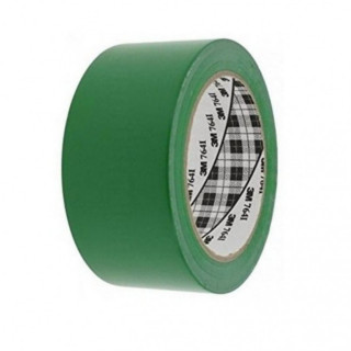 CINTA PARA MARCAR SUELO 764. PVC PIGMENTADO. CAUCHO. VERDE. LONGITUD 33M - 3M