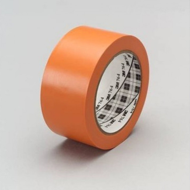 CINTA PARA MARCAR SUELO 764. PVC. NARANJA. ANCHO 50MM - 3M
