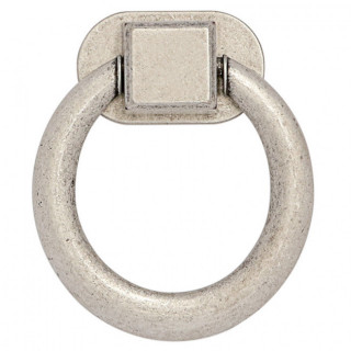 ANILLA ABATIBLE. ZAMAK. PLATA VIEJA - GIUSTI