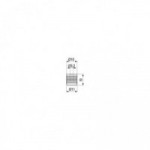 TUERCA PARA MONTAJE RAPIDO D11-11 AGUJ.3,5 PARA TORNILLOS TIRAFONDO diam.4