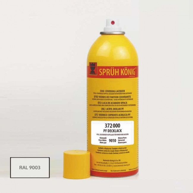 LACA PIGMENTADA. AEROSOL. OPACO SEMIMATE. 150 ML - KONIG
