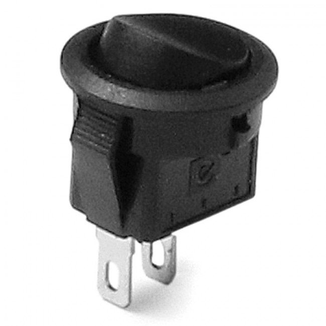 INTERRUPTOR UNIPOLAR DYAL-MINI PARA EMBUTIR NEGRO