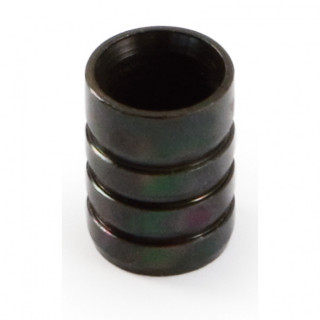 CASQUILLO DE CENTRAJE DE MESA HEMBRA 8-11. ACERO. NEGRO ZINCADO. DIÁMETRO 8MM