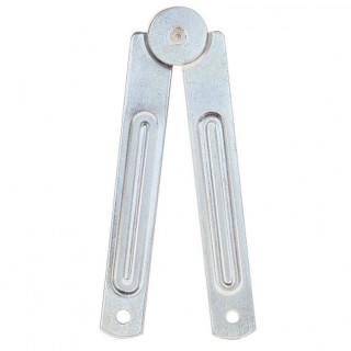 BISAGRA COMPAS PARA CABALLETE. MEDIDAS 215x15,5x1mm
