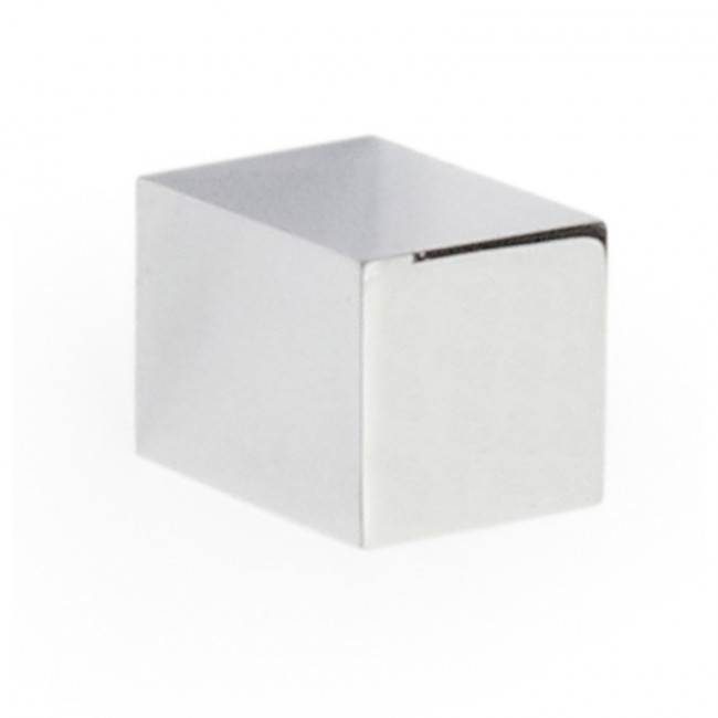 POMO DE ALUMINIO GARONA. CROMO. 18X18X24MM