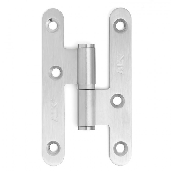 PERNIO SIN REMATE 305/100. INOX 201. MATE. IZQUIERDA. FIJACIÓN DE HOJAS DE PUERTA. LONGITUD 100MM