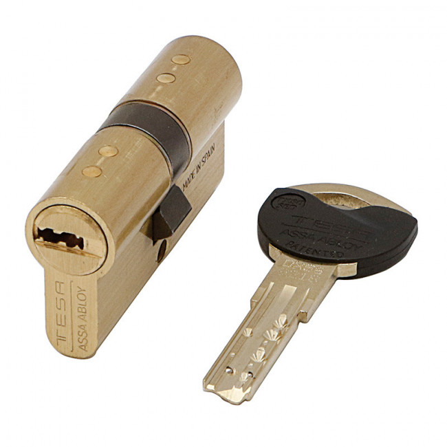 BOMBILLO TX-80 TX-80. PERFIL EUROPEO. ALTA SEGURIDAD. LLAVE REVERSIBLE. ANTI-TALADRO. LEVA 15MM - TESA