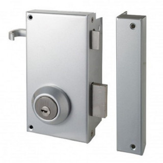 CERRADURA DE SOBREPONER TS10T6DAC. ACERO TEMPLADO. PLATEADA - TESA