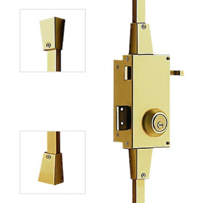 CERRADURA DE SOBREPONER MULTIPUNTO TS30T6IAE. ACERO TEMPLADO. PLACAS ANTISIERRA. CILINDRO T60 - TESA
