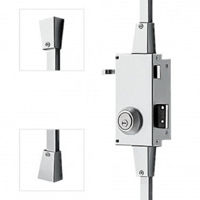 CERRADURA DE SOBREPONER MULTIPUNTO TS30T6DAC. ACERO TEMPLADO. ESCUDO ESTS. ESPESOR 48MM. ANTITALADRO. HASTA 48 MM - TESA
