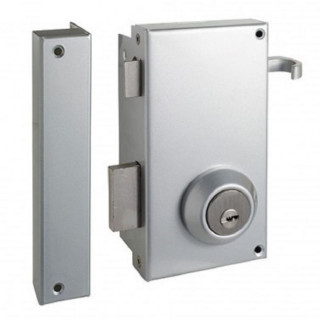 CERRADURA DE SOBREPONER TS10T6IAC. SEGURIDAD ANTISIERRA/ANTITALADRO. T60. PLATEADO - TESA 2