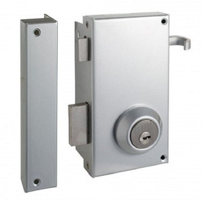 CERRADURA DE SOBREPONER TS10T6IAC. SEGURIDAD ANTISIERRA/ANTITALADRO. T60. PLATEADO - TESA
