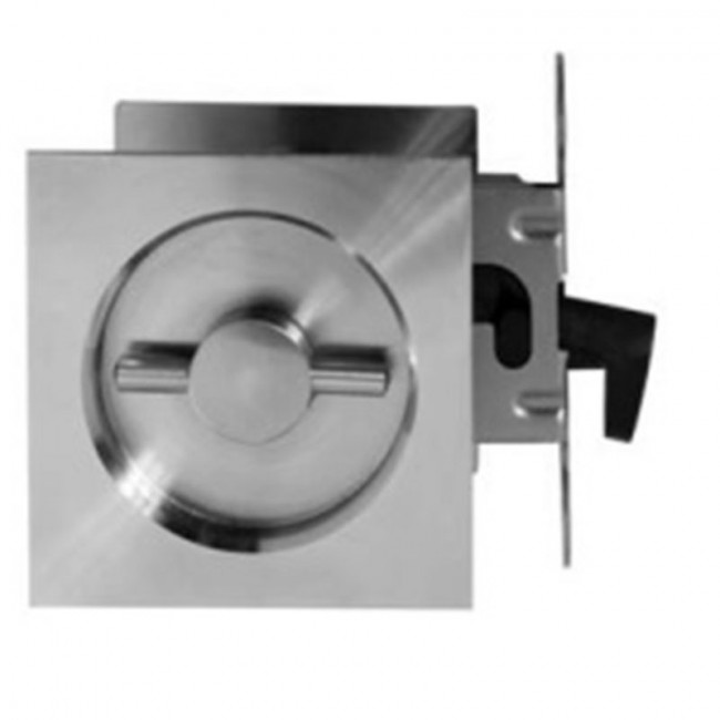 KIT DE CIERRE PARA PUERTA CORREDERA KUBE 4250. ACERO INOXIDABLE. MATE - DIDHEYA