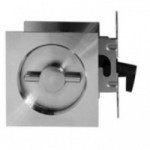 KIT DE CIERRE PARA PUERTA CORREDERA KUBE 4250. ACERO INOXIDABLE. MATE - DIDHEYA