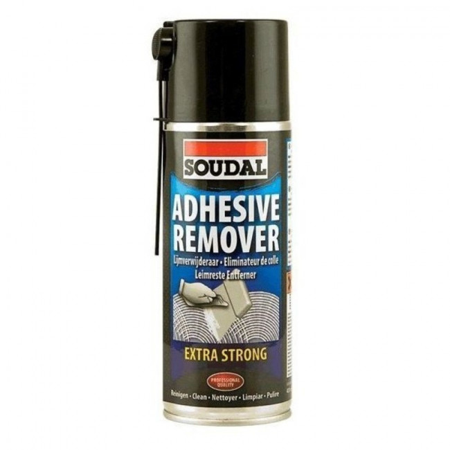 ELIMINADOR DE ADHESIVOS. AEROSOL. 400ML. LÍQUIDO TRANSPARENTE. MEZCLA A BASE DE DISOLVENTES - SOUDAL