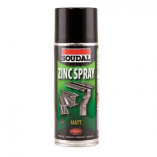 SPRAY ZINCANTE MATE. AEROSOL. PROTECCIÓN ANTICORROSIVA - SOUDAL