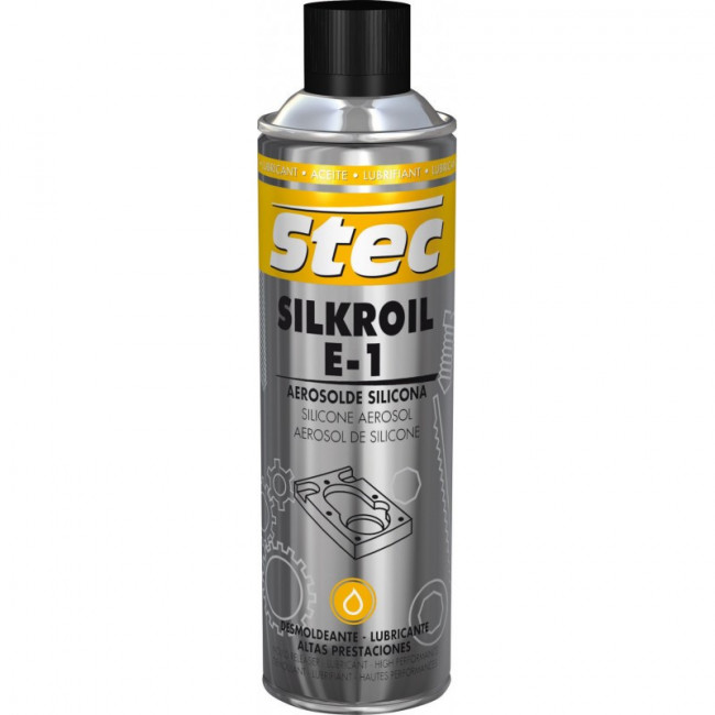 SPRAY DE SILICONA SILKROIL E-1. AEROSOL. LUBRICANTE Y DESMOLDEANTE - KRAFFT