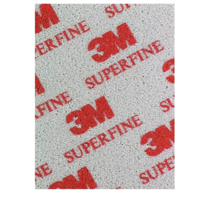 ESPONJA LIJA 3810. SUPERFINO. LIJADO MANUAL. ESPUMA DE POLIURETANO. ÓXIDO DE ALUMINIO. 140X115X5 MM - 3M