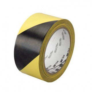 CINTA DE MARCAJE DE SEGURIDAD. PELÍCULA DE PVC. ADHESIVO DE CAUCHO. AMARILLO Y NEGRO - 3M
