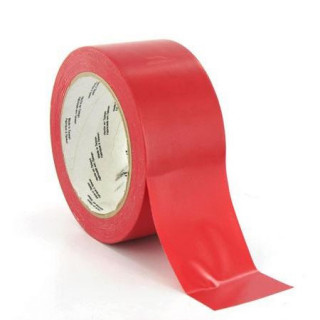 CINTA PARA MARCAR SUELO 764. PVC PIGMENTADO. ADHESIVO DE CAUCHO. ROJO. ANCHO 50MM. LONGITUD 33M - 3M