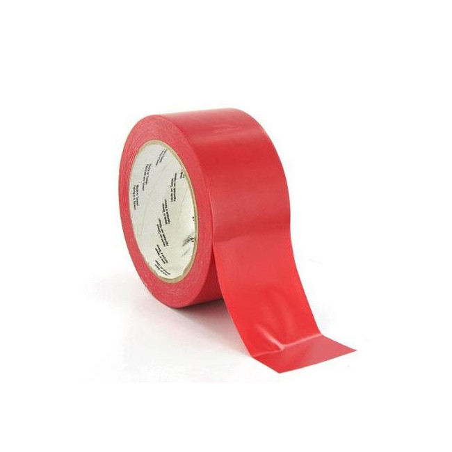 CINTA PARA MARCAR SUELO 764. PVC PIGMENTADO. ADHESIVO DE CAUCHO. ROJO. ANCHO 50MM. LONGITUD 33M - 3M