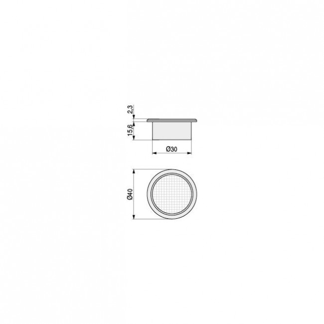 AIREADOR PARA CANAPE d30-40 PLÁSTICO NEGRO SIN MARCO, SIN ARANDELA. AIREADOR PARA CANAPE d30-40 PLÁSTICO NEGRO SIN MARCO, SIN ARANDELA.