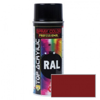 ESMALTE ACRÍLICO EN SPRAY. ROJO ÓXIDO. RAL 3009. AEROSOL 400 ML - TOP ACRYLIC