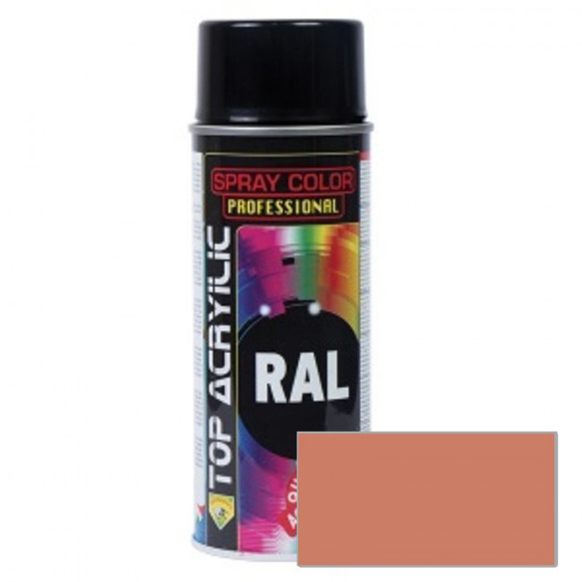 SPRAY ACRÍLICO TOP ACRYLIC. ROJO BEIGE RAL-3012. AEROSOL. INTERIOR Y EXTERIOR