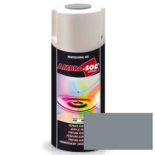 ESMALTE EN SPRAY ACRÍLICO. MATE. GRIS SEÑAL RAL 7004. 400 ML - AMBROSOL